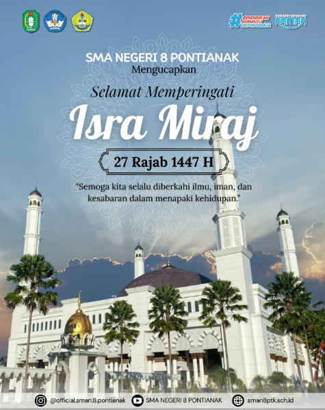 Selamat memperingati Isra Miraj 1447 H.