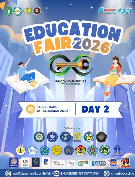 Yuk! Intip keseruan kegiatan Education Fair 2026 di hari kedua! ✨️