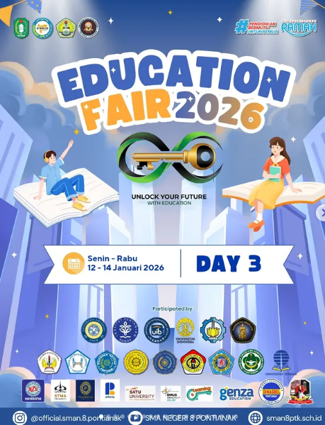 Yuk! Intip keseruan kegiatan Education Fair 2026 di hari ketiga! ✨️