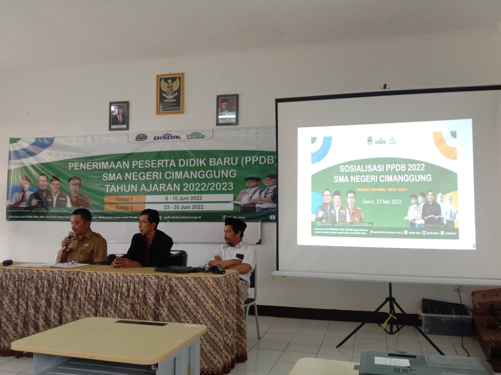 Kegiatan Sosialisasi PPDB Tahun Ajaran 2022/2023