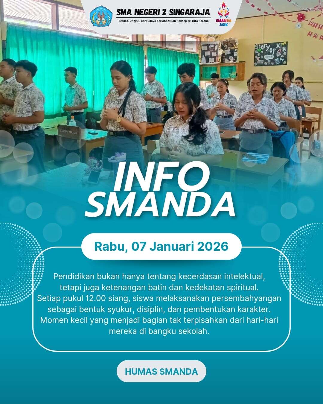 Info Smanda Rabu, 07 January 2026