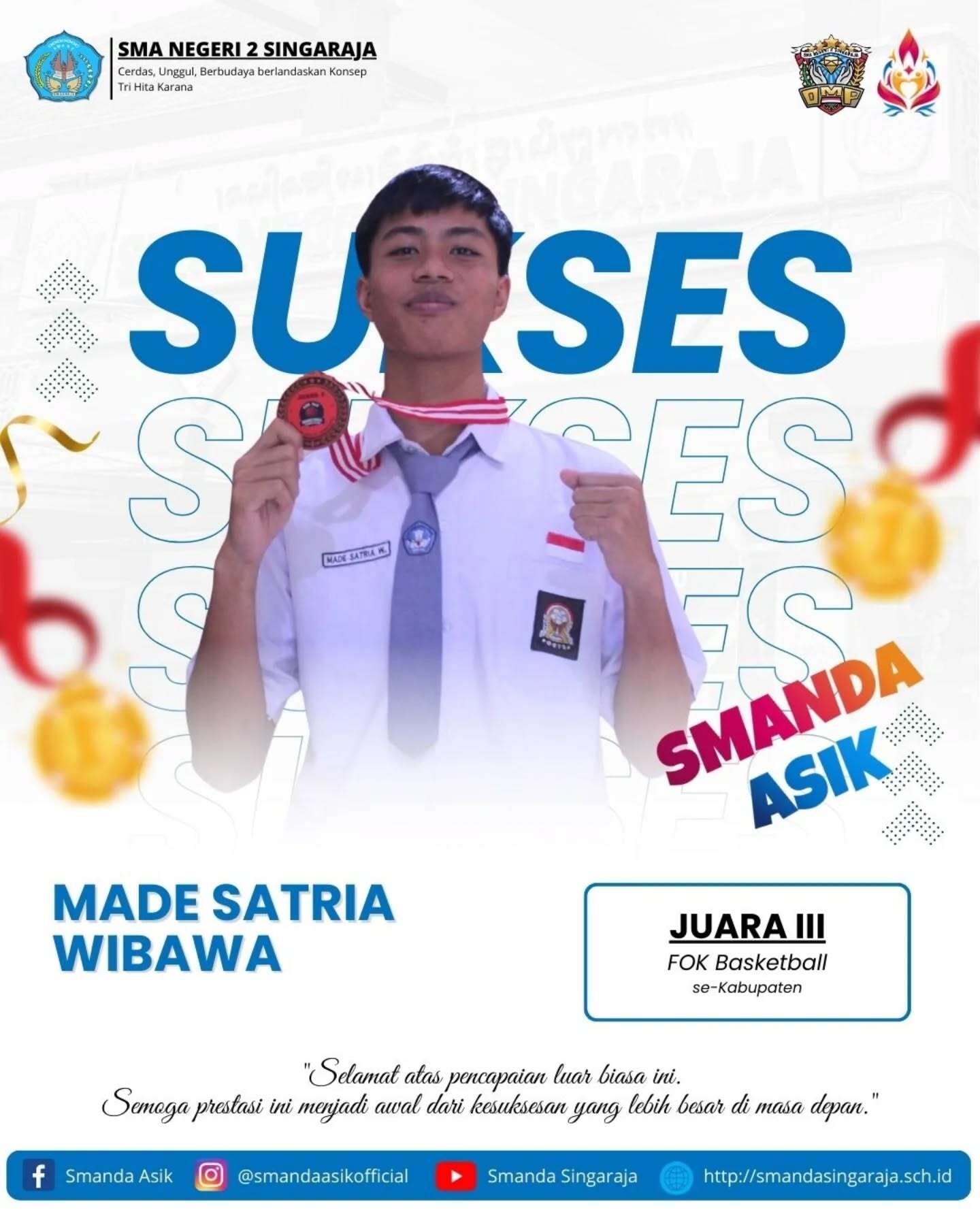 Prestasi Murid SMA Negeri 2 Singaraja