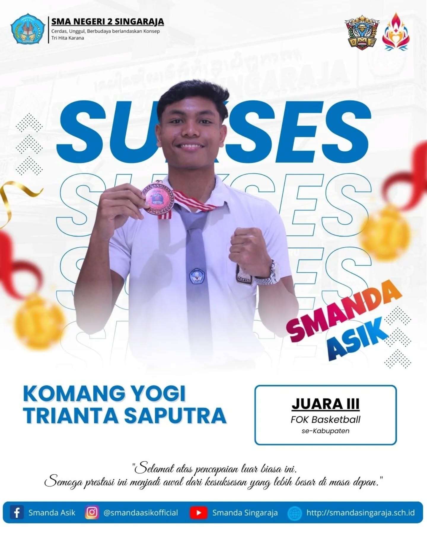 Prestasi Murid SMA Negeri 2 Singaraja