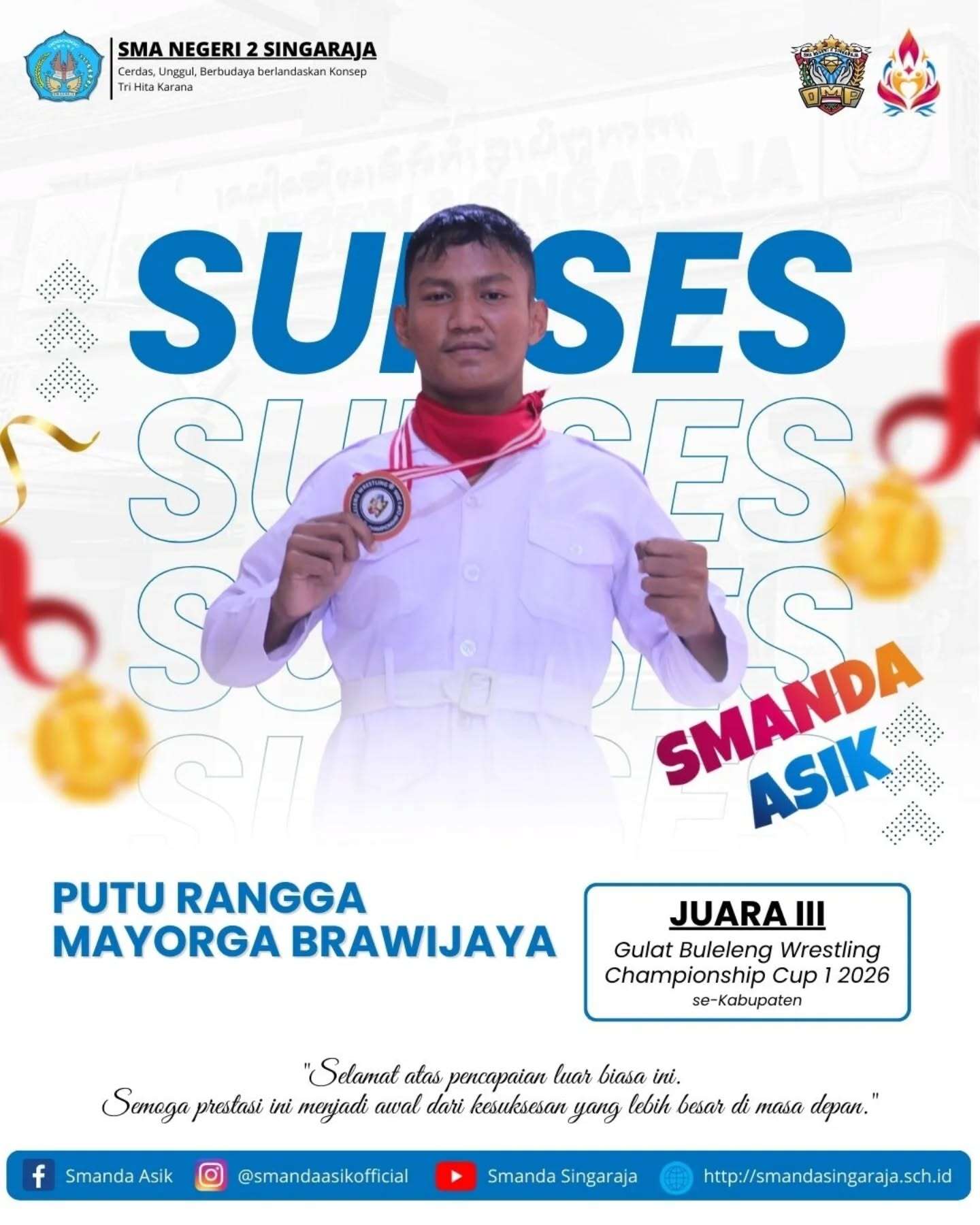 Prestasi Murid SMA Negeri 2 Singaraja