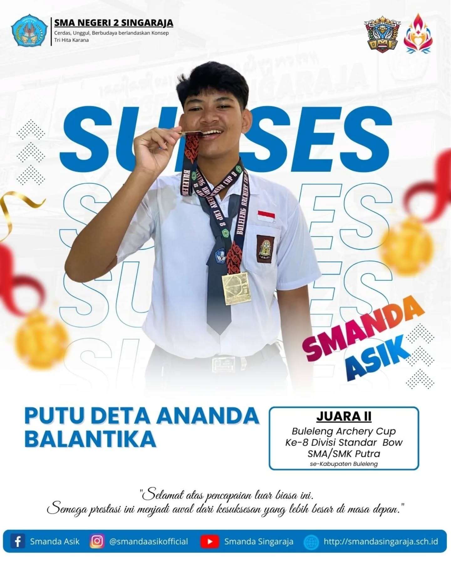 Prestasi Murid SMA Negeri 2 Singaraja