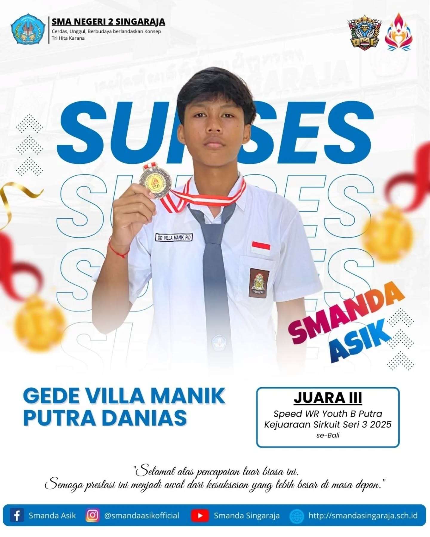 Prestasi Murid SMA Negeri 2 Singaraja