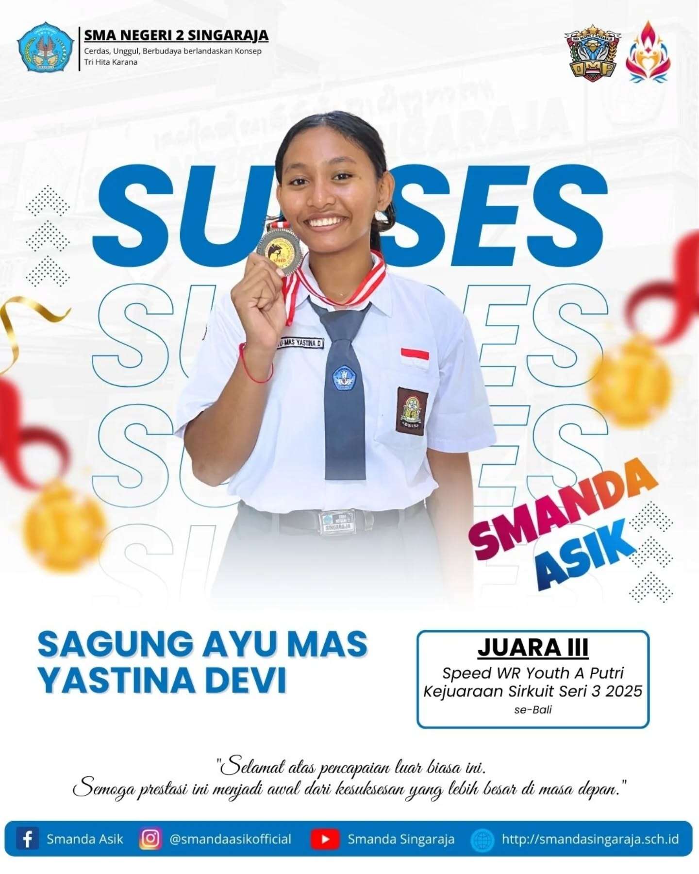 Prestasi Murid SMA Negeri 2 Singaraja