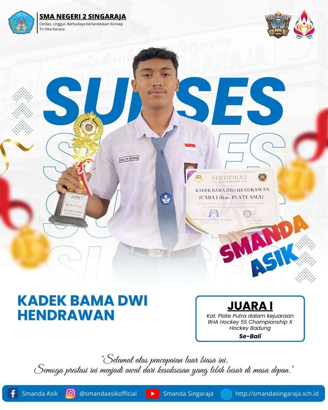 Prestasi Murid SMANDA
