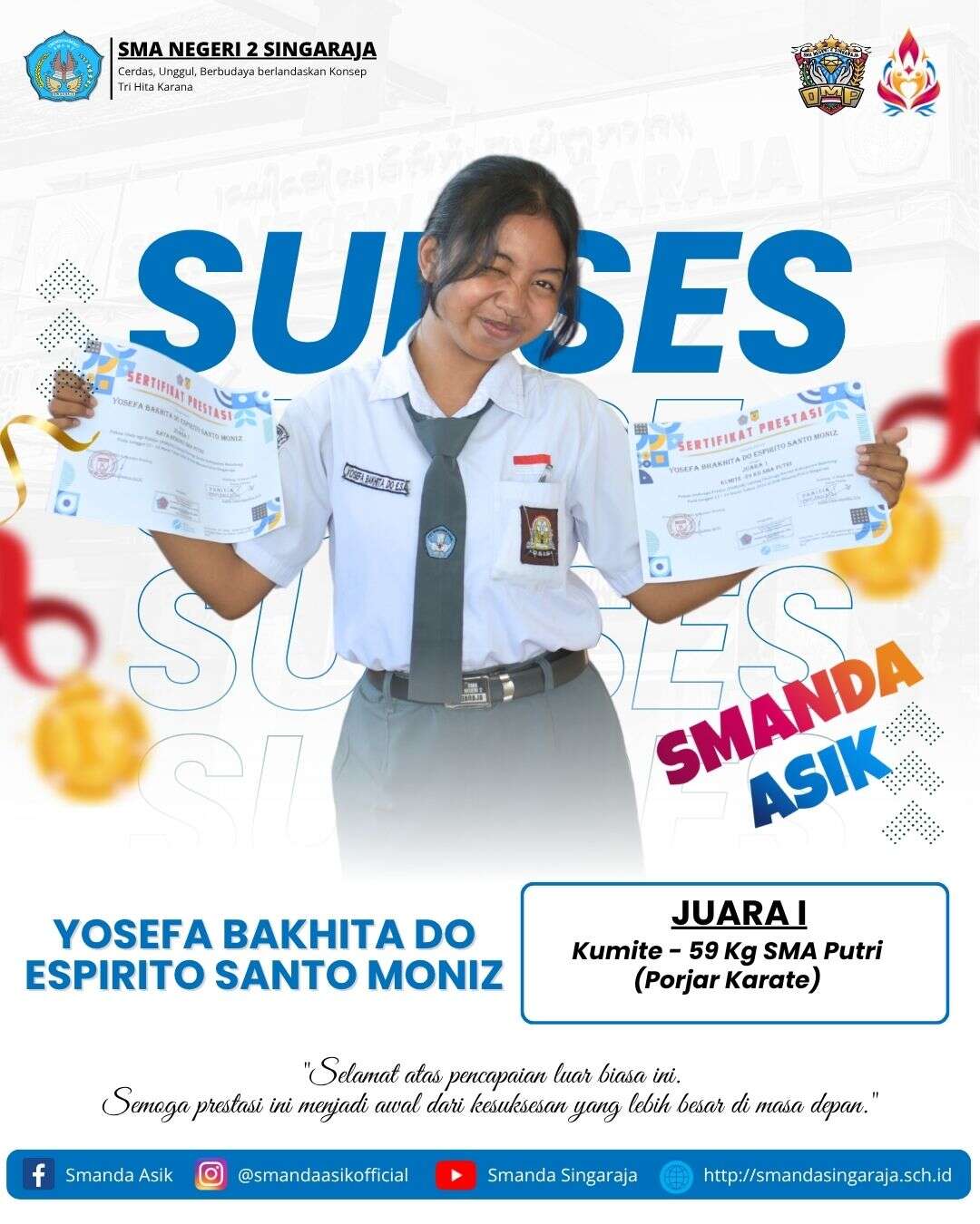 Prestasi Murid SMANDA