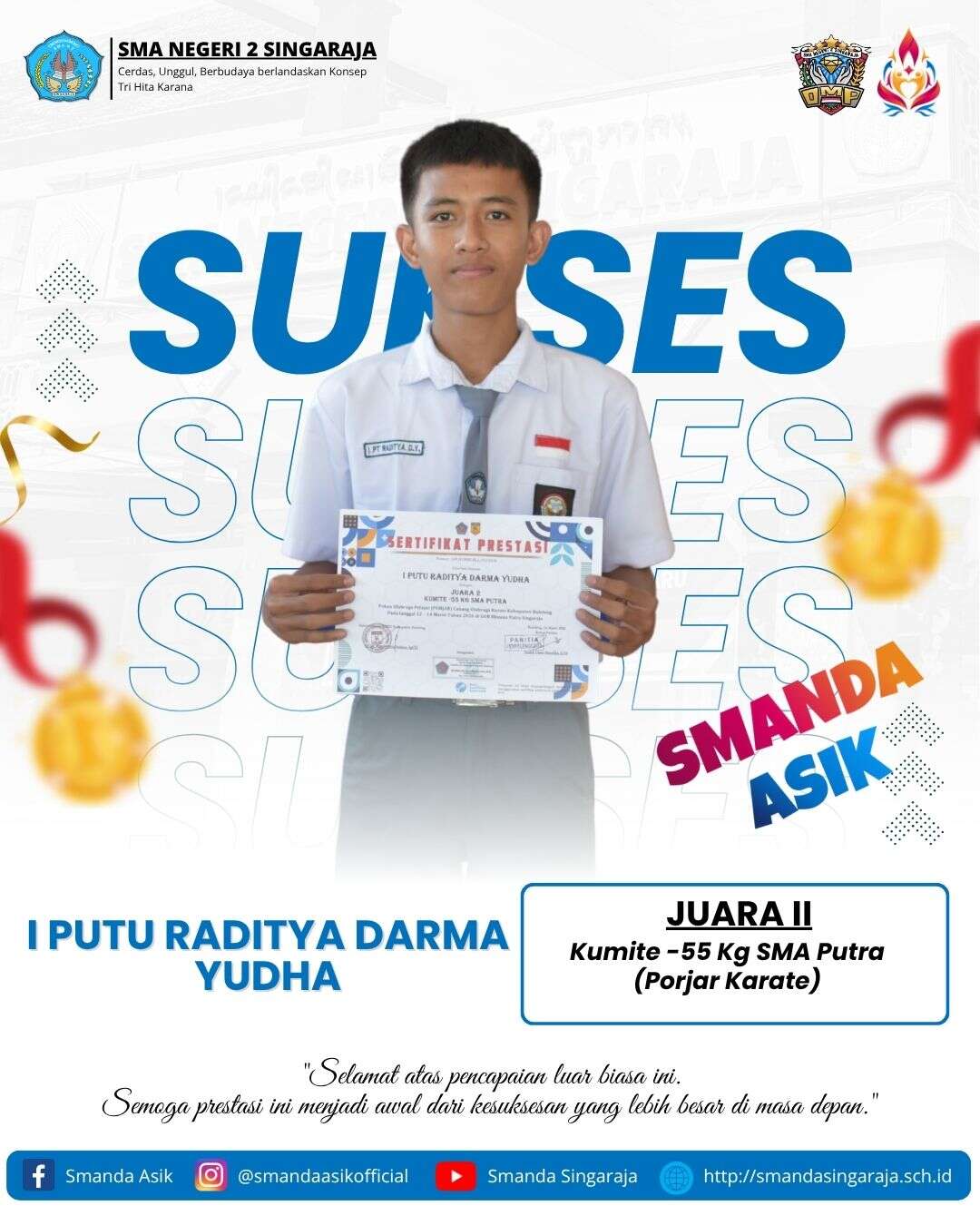 Prestasi Murid SMANDA