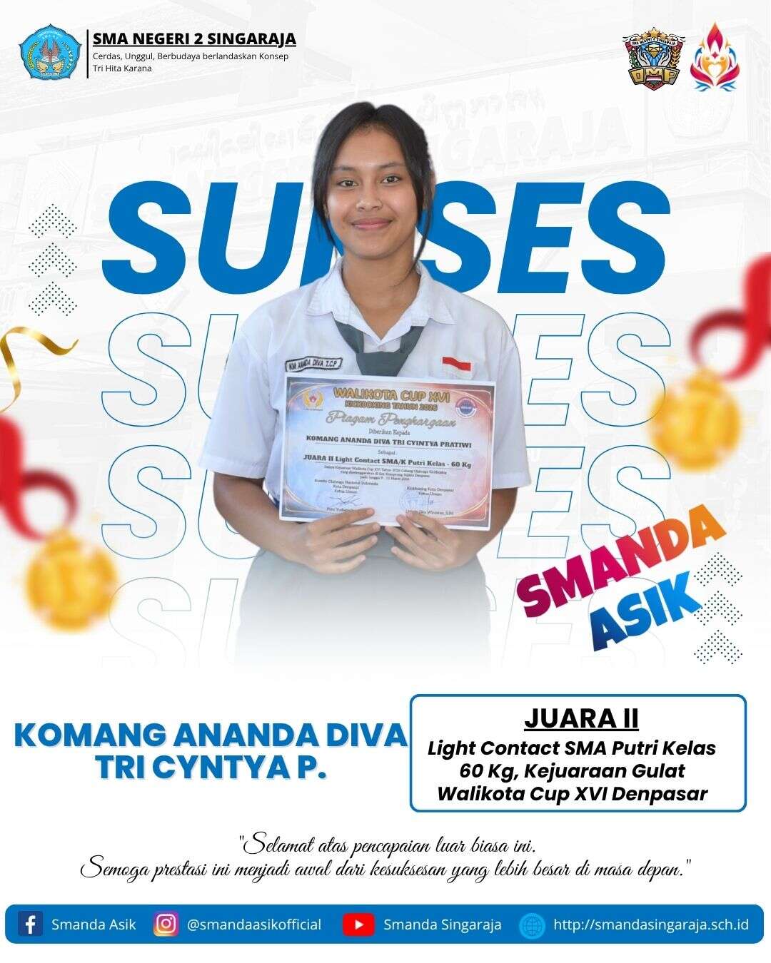 Prestasi Murid SMANDA