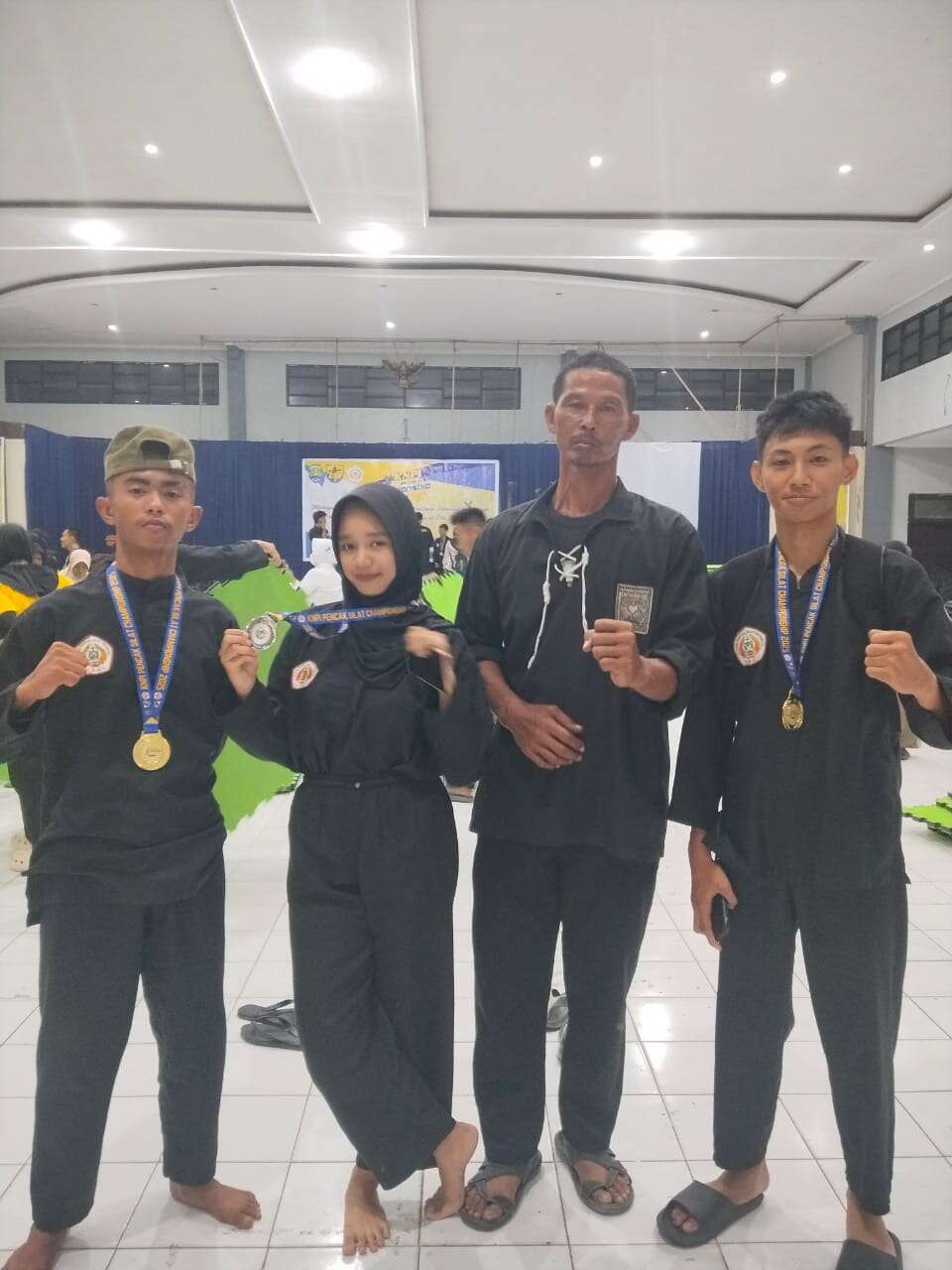 Pesilat Muda SMA Negeri 2 Tanjung Selor Raih Medali Emas dan Perak di KNPI Open Pencak Silat Championship