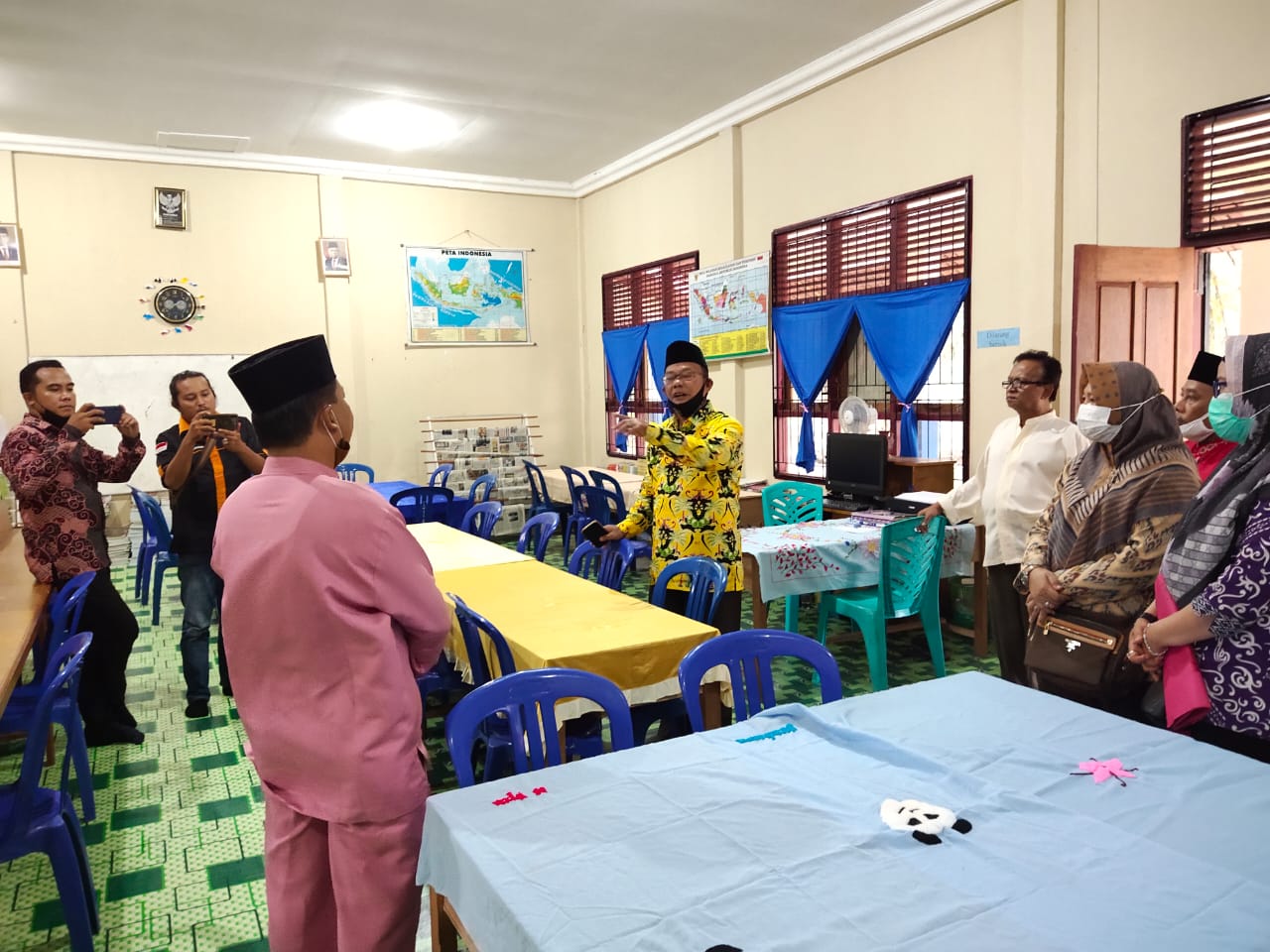 Kunjungan Dinas Perpustakaan dan Arsip Daerah Inhil