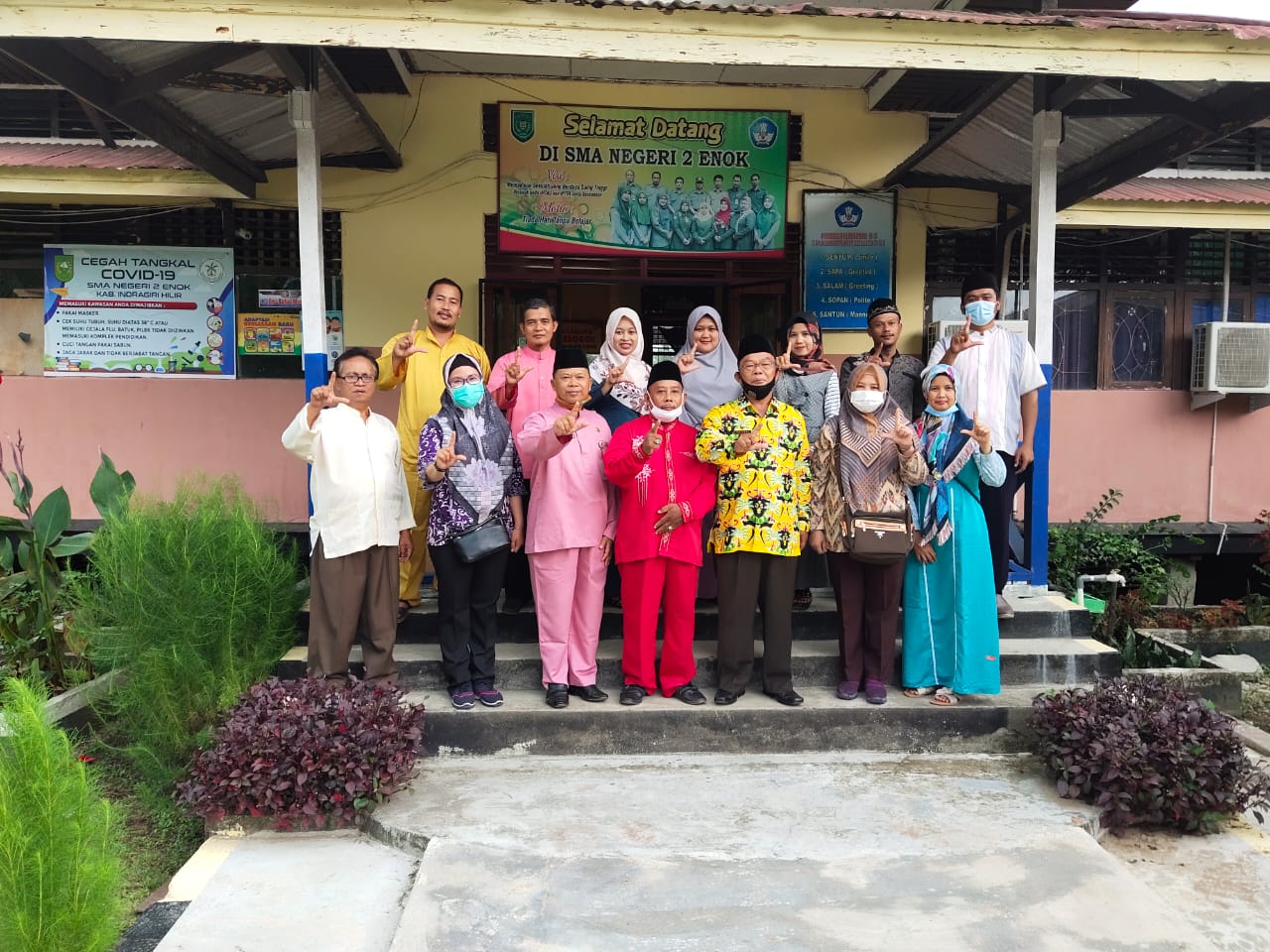 Kunjungan Dinas Perpustakaan dan Arsip Daerah Inhil