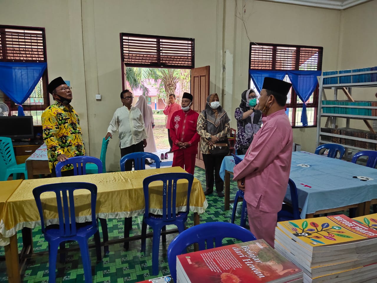 Kunjungan Dinas Perpustakaan dan Arsip Daerah Inhil