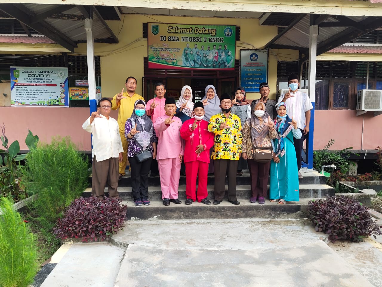 Kunjungan Dinas Perpustakaan dan Arsip Daerah Inhil