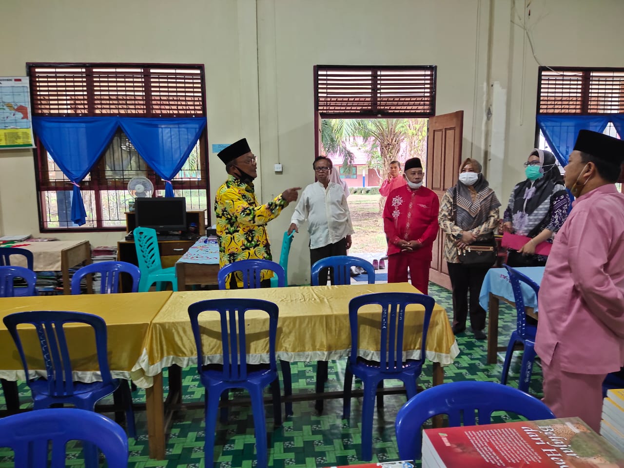 Kunjungan Dinas Perpustakaan dan Arsip Daerah Inhil