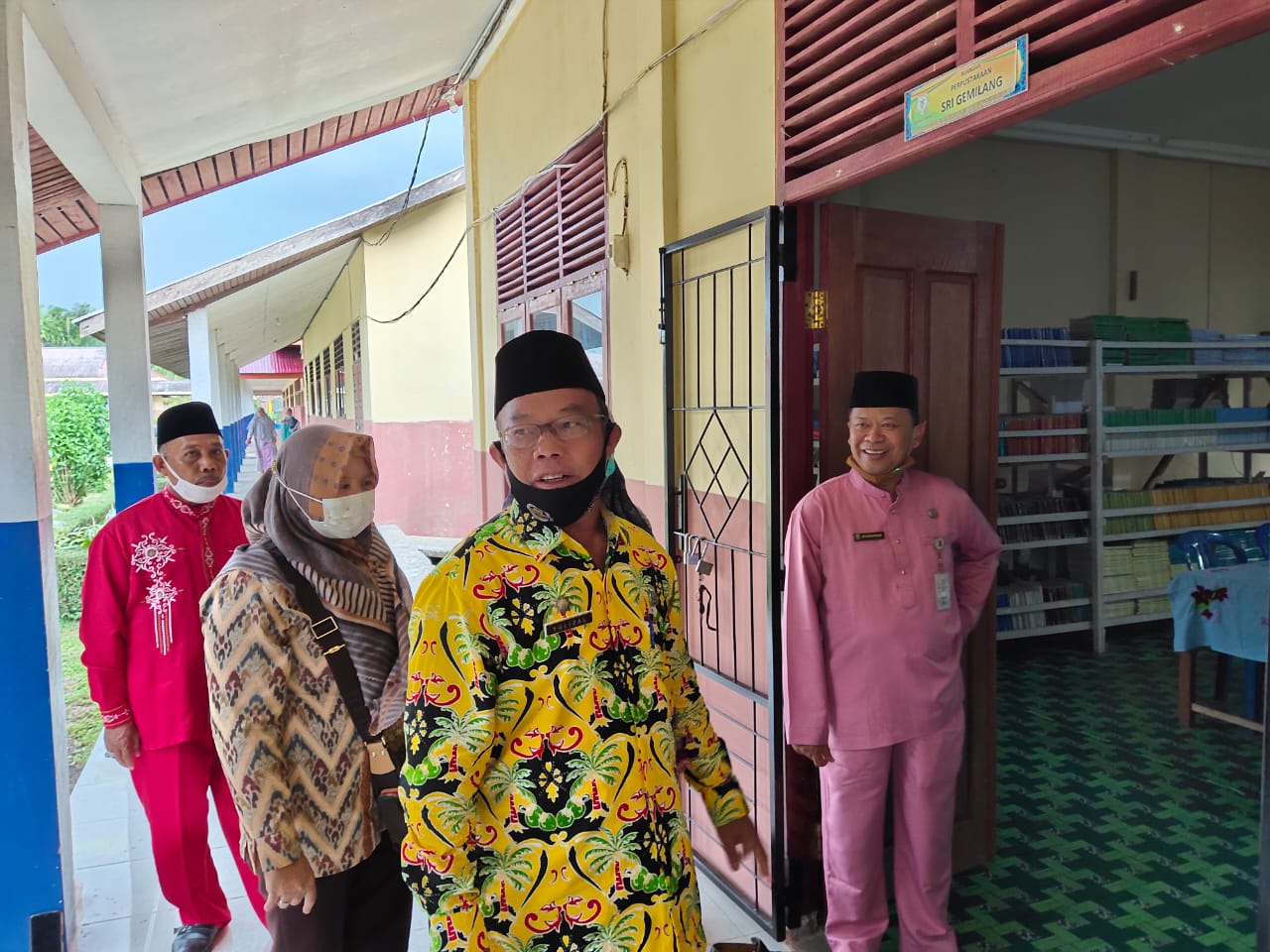 Kunjungan Dinas Perpustakaan dan Arsip Daerah Inhil