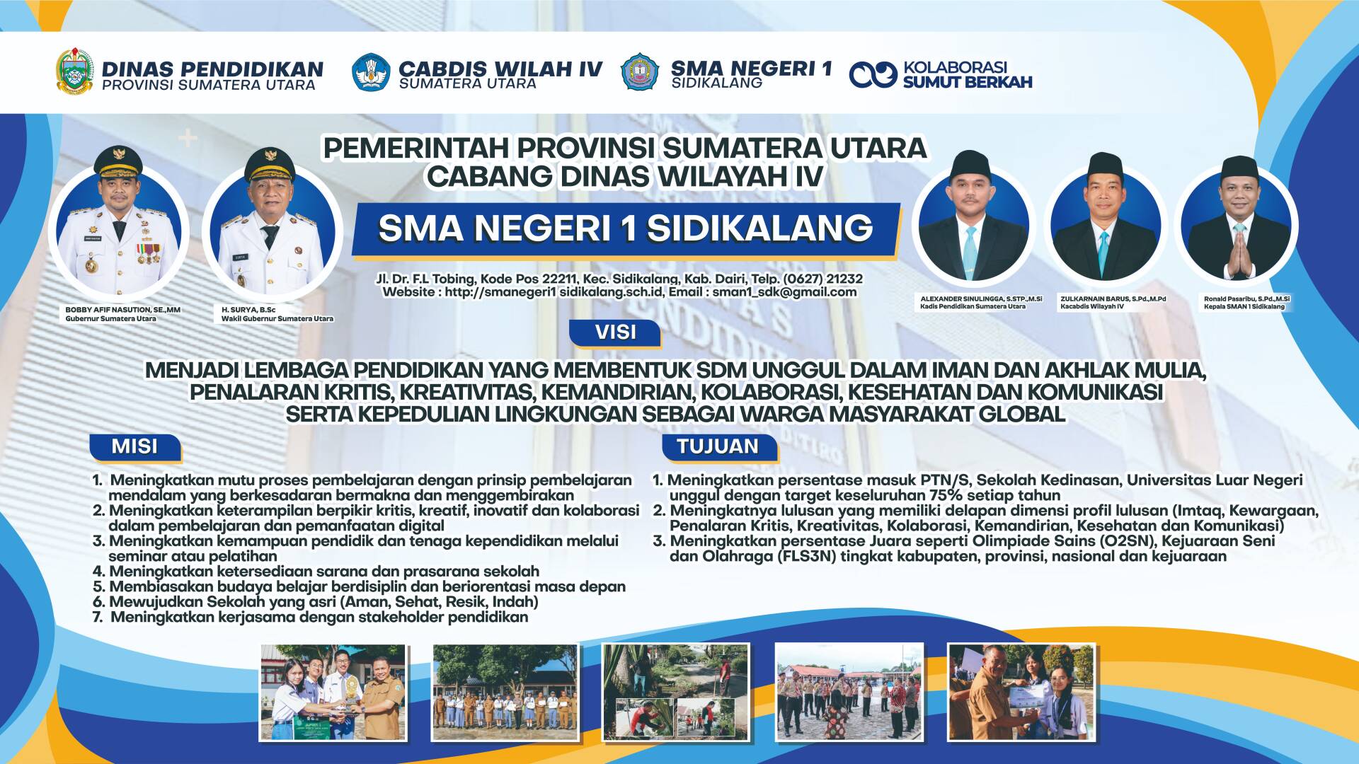 VISI DAN MISI SMA NEGERI 1 SIDIKALANG