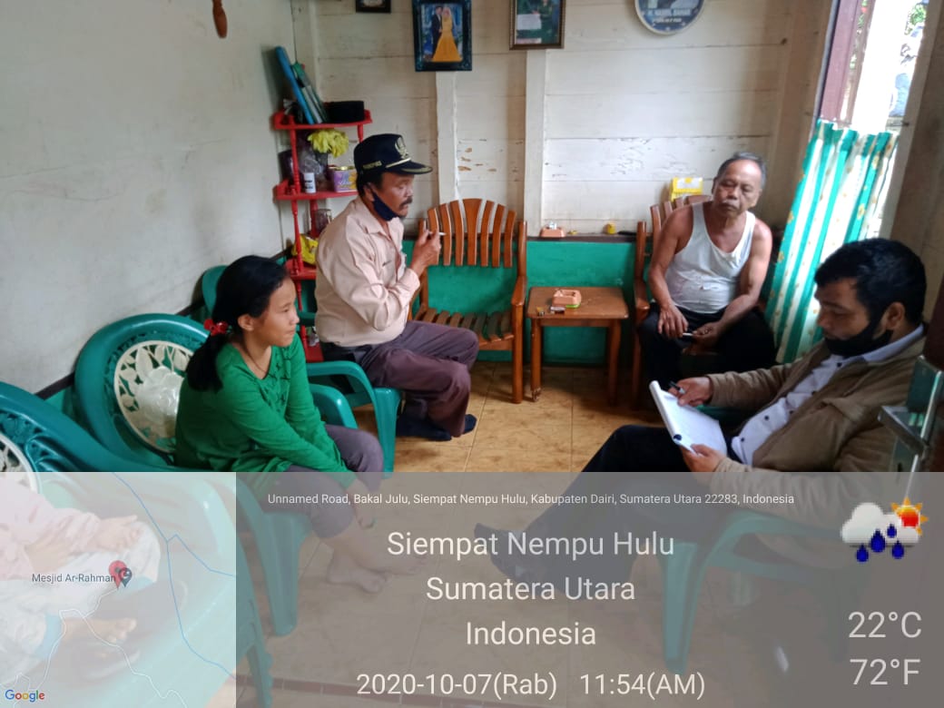 KUNJUNGAN KERUMAH SISWA BELAJAR DARING