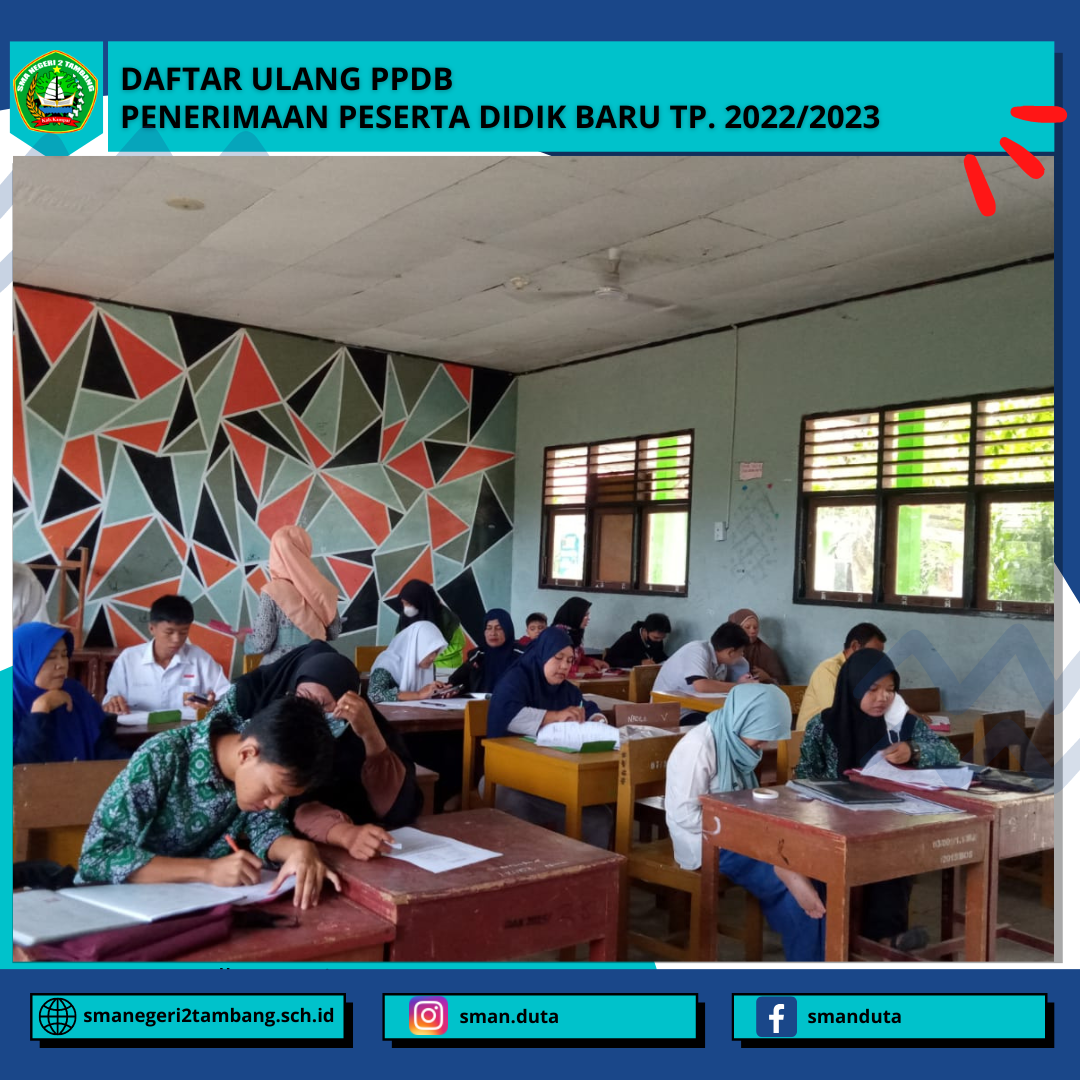 Daftar Ulang PPDB TP. 2022/2023