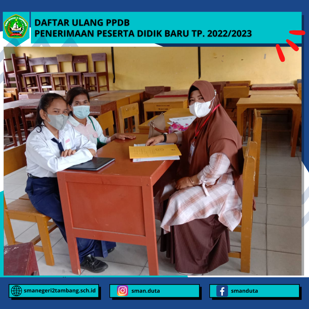 Daftar Ulang PPDB TP. 2022/2023