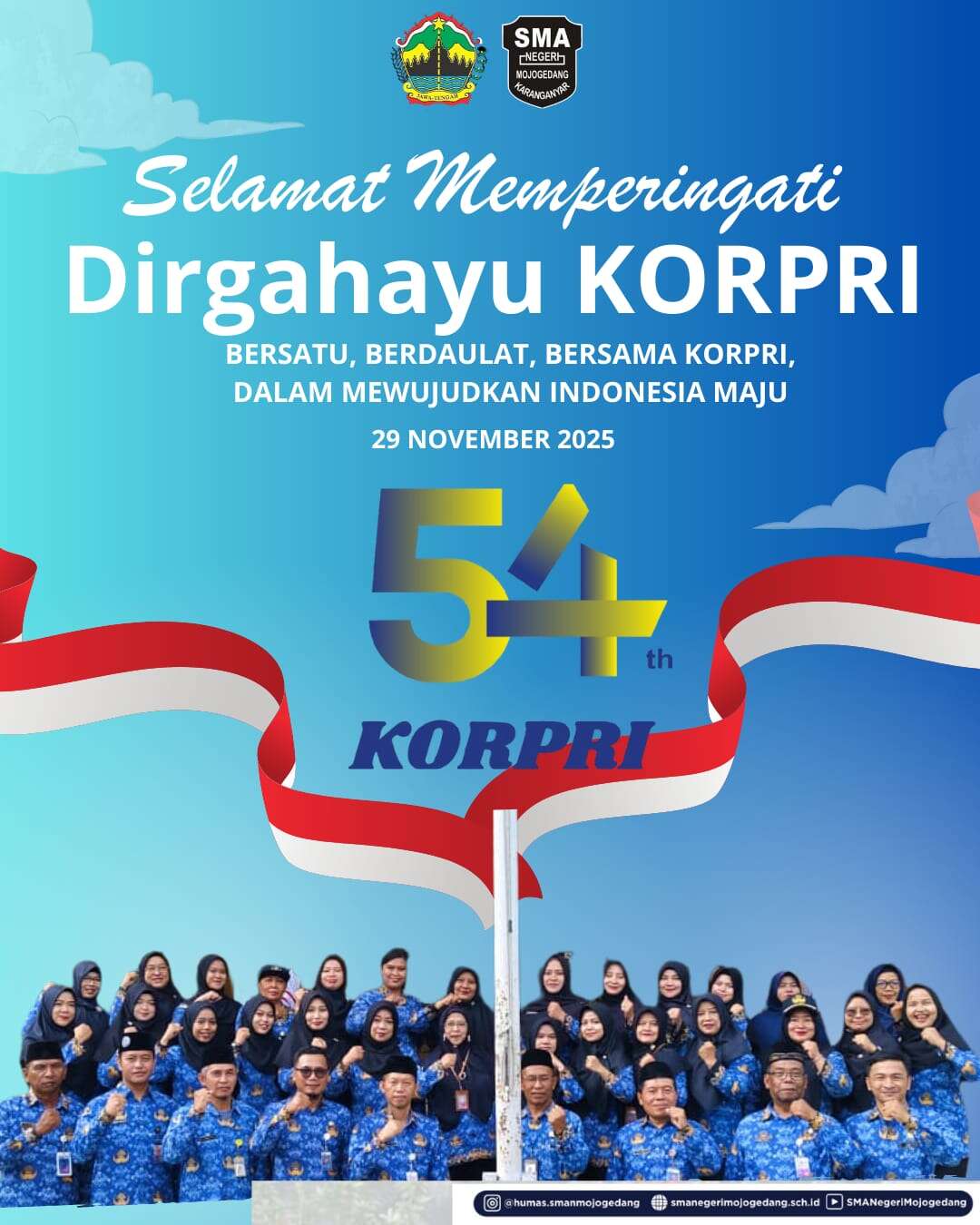 Selamat Memperingati Dirgahayu Korpri