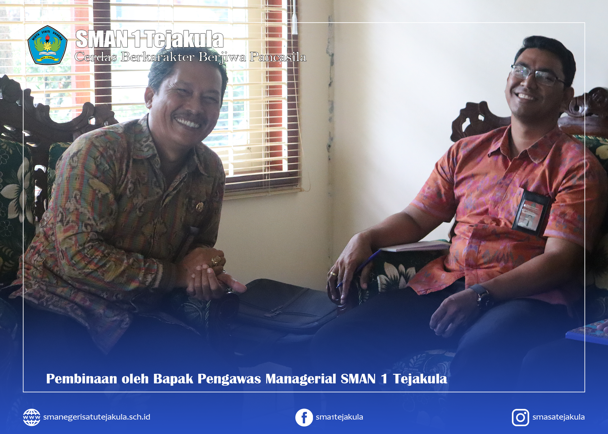 Pembinaan oleh Bapak Pengawas Managerial SMAN 1 Tejakula