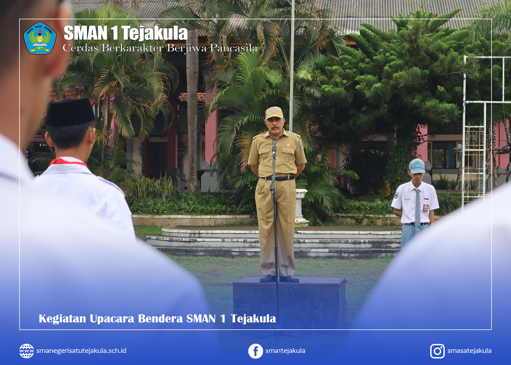 Kegiatan Upacara Bendera SMAN 1 Tejakula