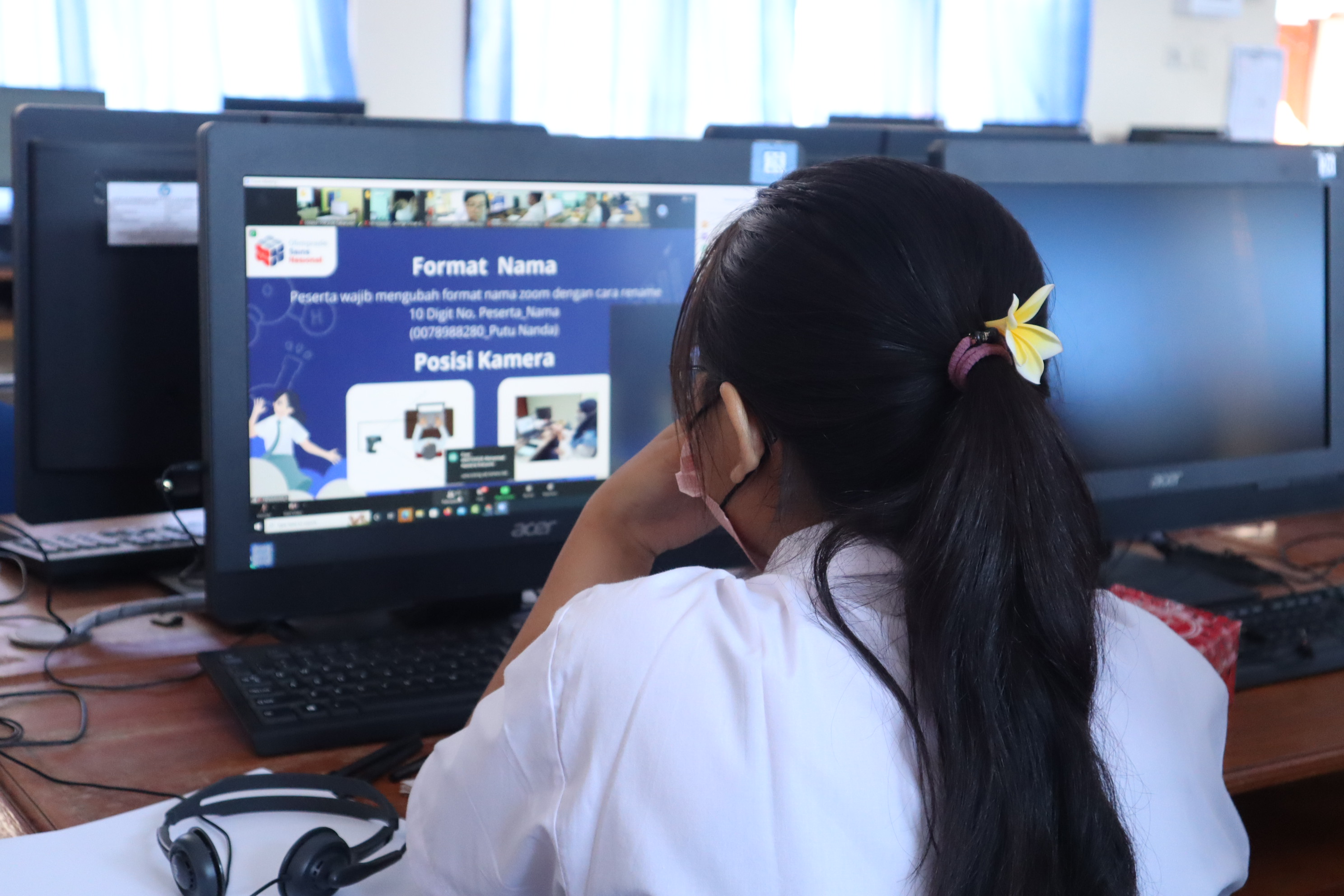 Kegiatan OSNP Informatika dan Matematika Daring SMAN1 Tejakula