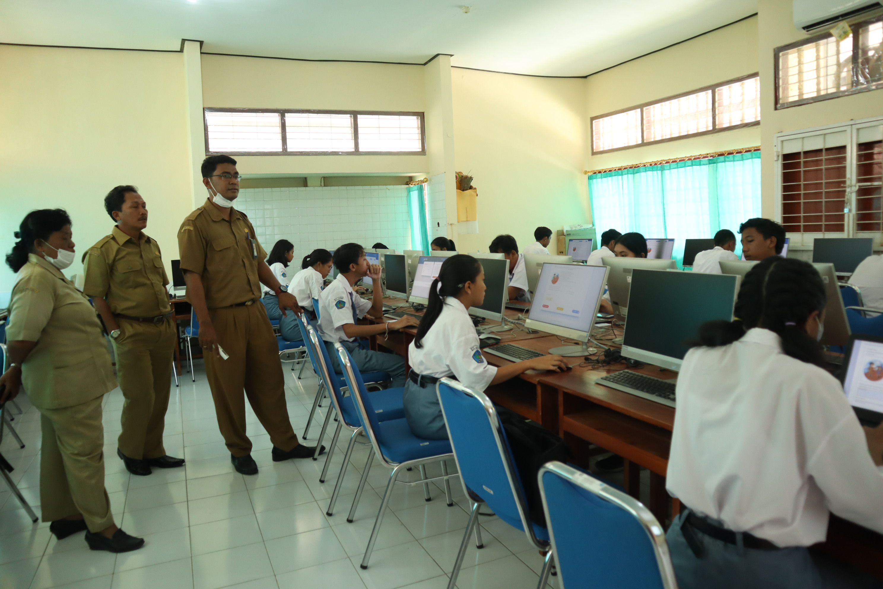 Kegiatan Gladi ANBK SMAN1 Tejakula Tahun 2022