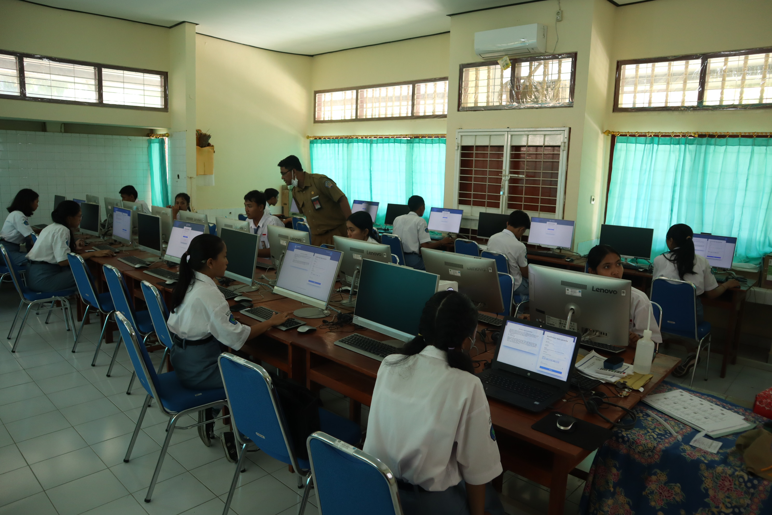 Kegiatan Gladi ANBK SMAN1 Tejakula Tahun 2022
