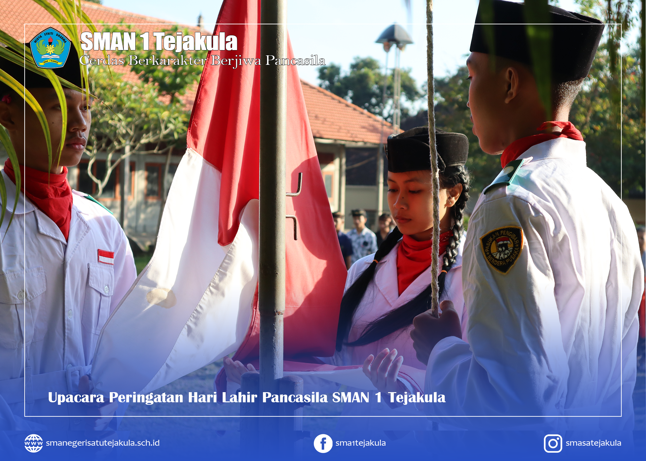 Upacara Peringatan Hari Lahir Pancasila SMAN 1 Tejakula
