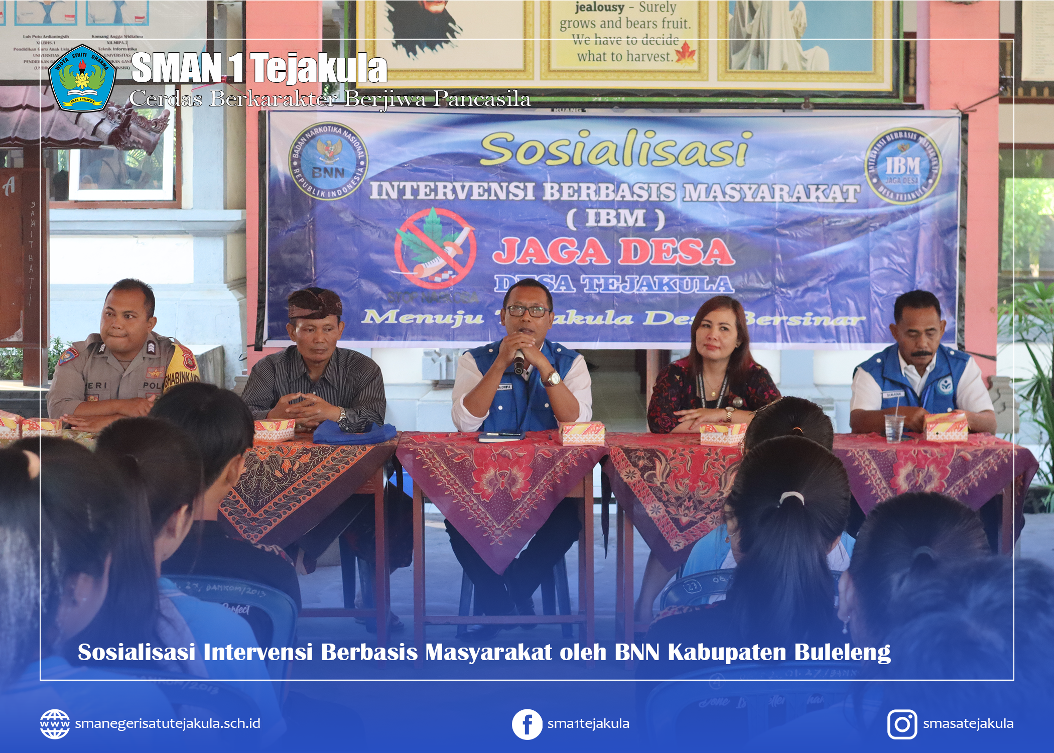 Sosialisasi Intervensi Berbasis Masyarakat oleh BNN Kabupaten Buleleng