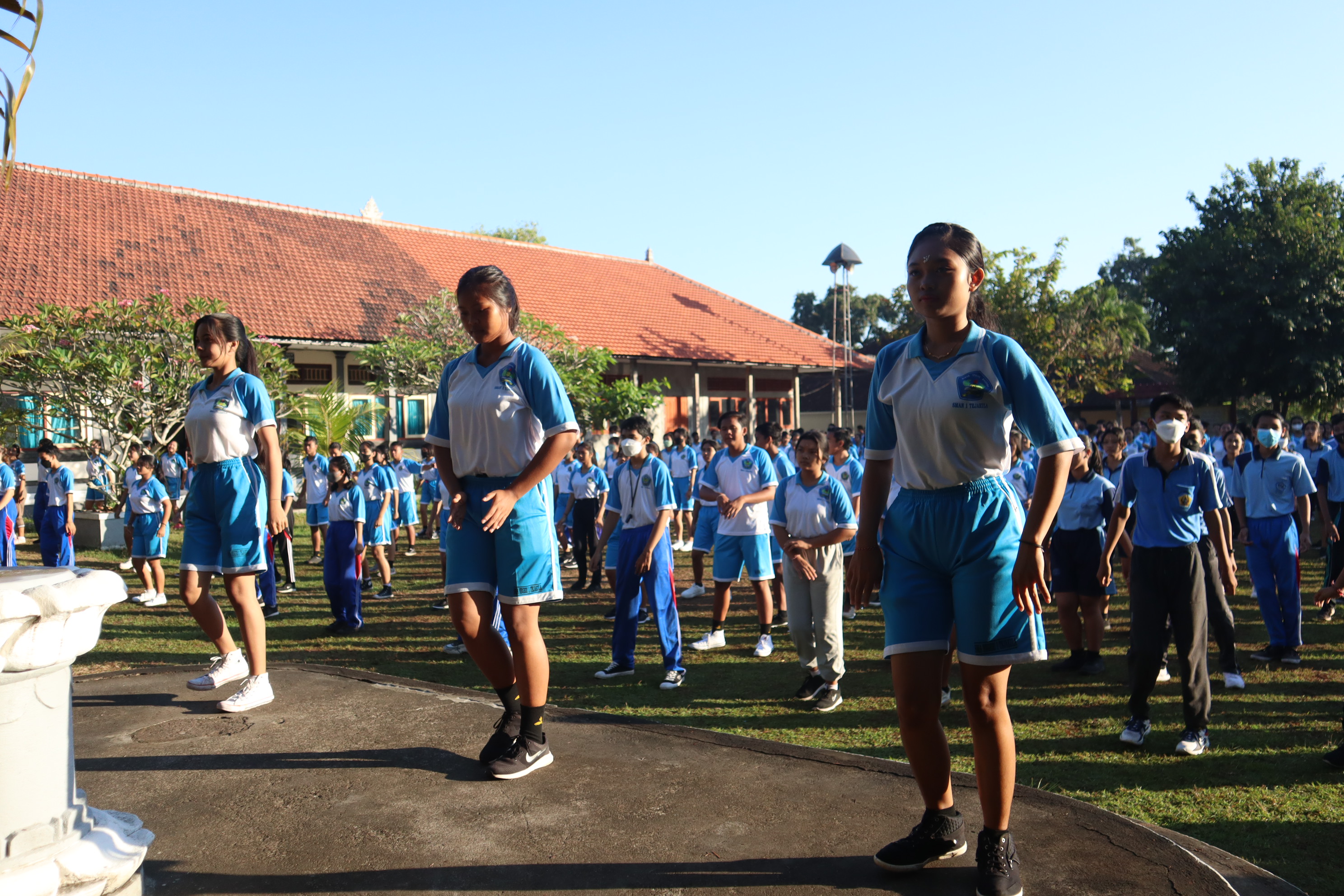Kegiatan Jumat Sehat SMAN1 Tejakula