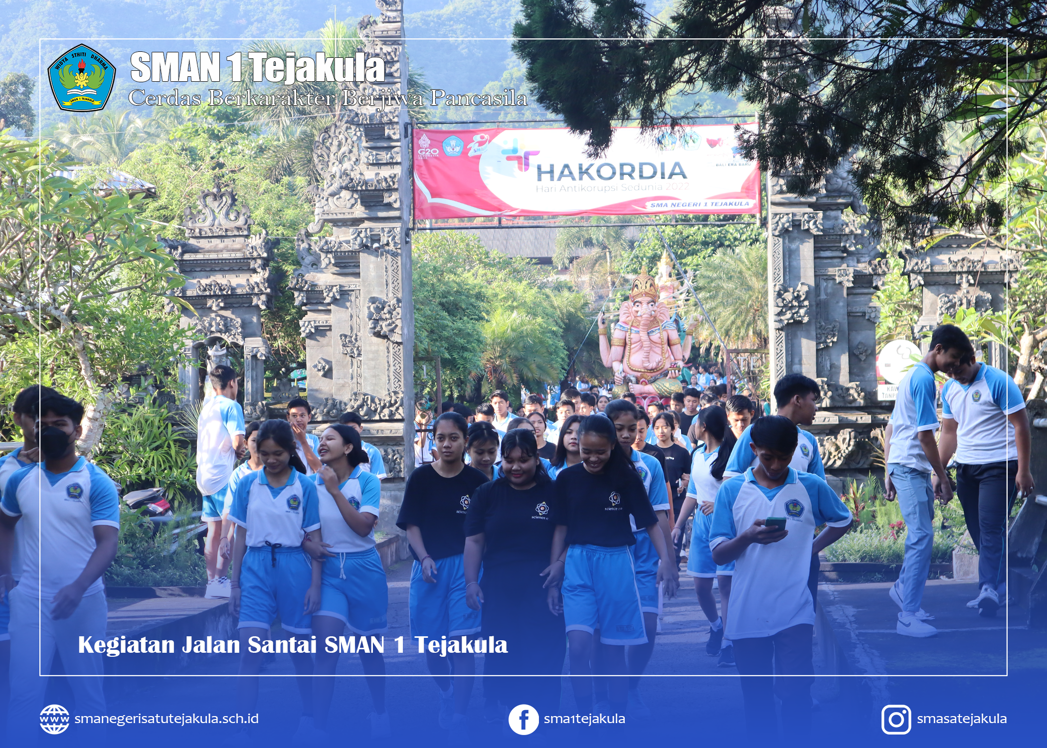 Kegiatan Jumat Sehat SMAN 1 Tejakula