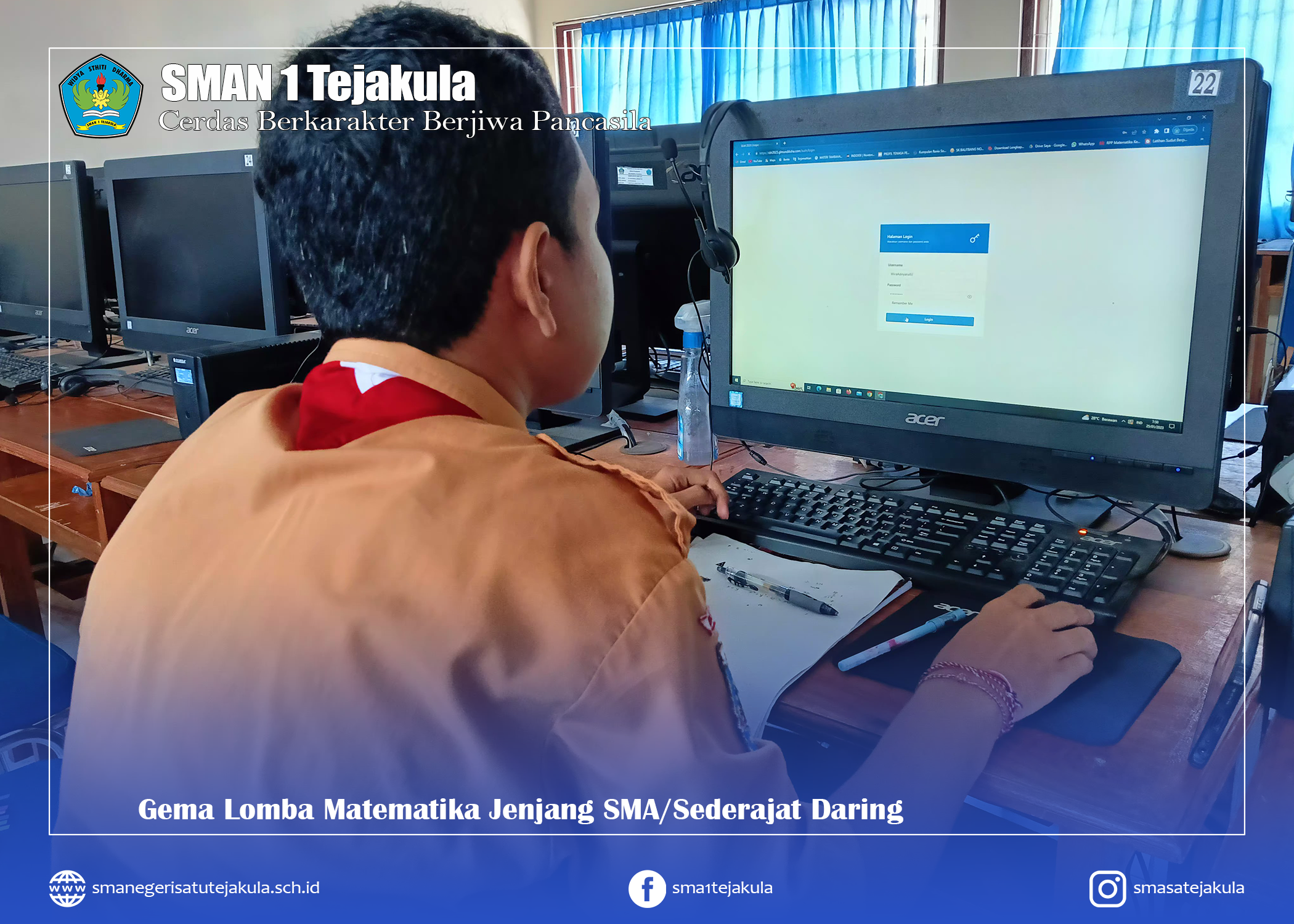 Kegiatan Gema Lomba Matematika (GLM) Daring