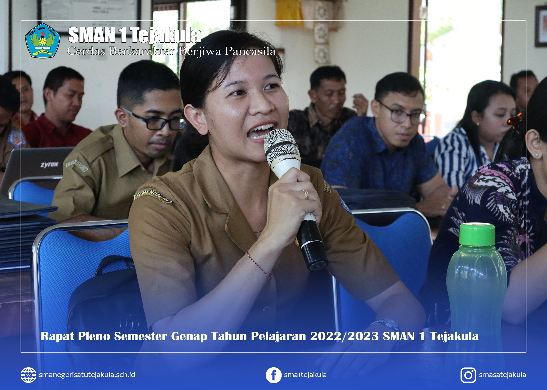 Rapat Pleno Semester Genap Tahun Pelajaran 2022/2023 SMAN 1 Tejakula