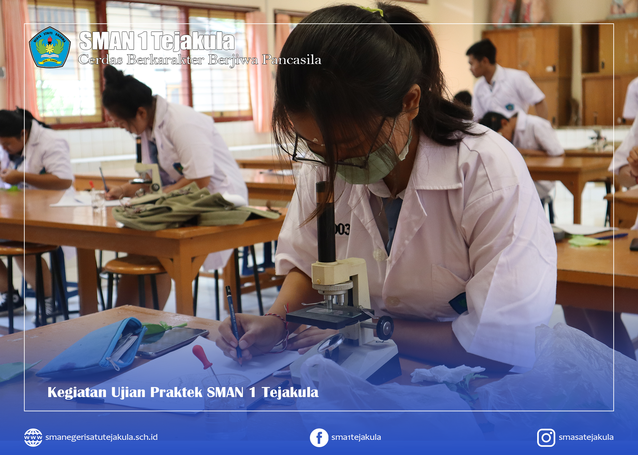 Kegiatan Ujian Praktek SMAN 1 Tejakula