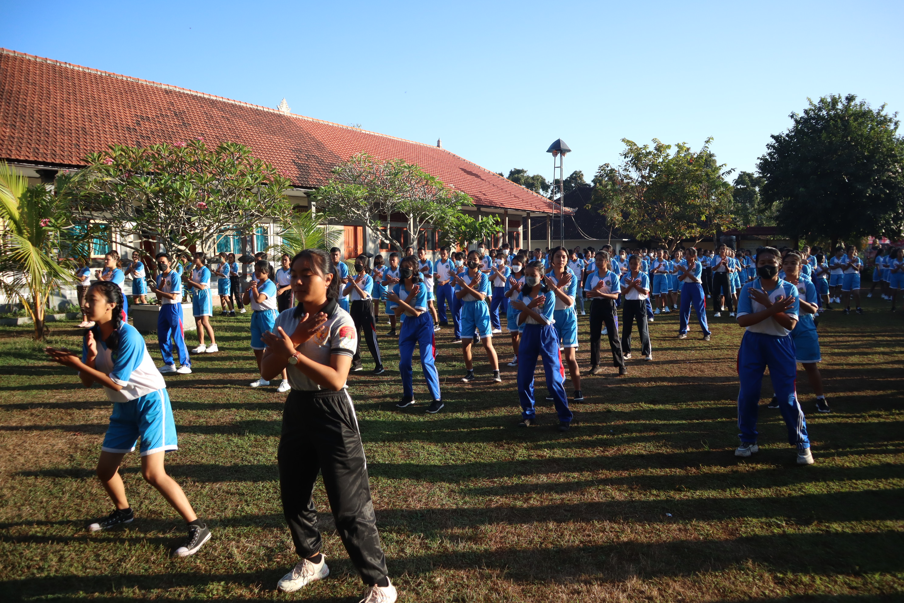 Kegiatan Jumat Sehat SMAN1 Tejakula