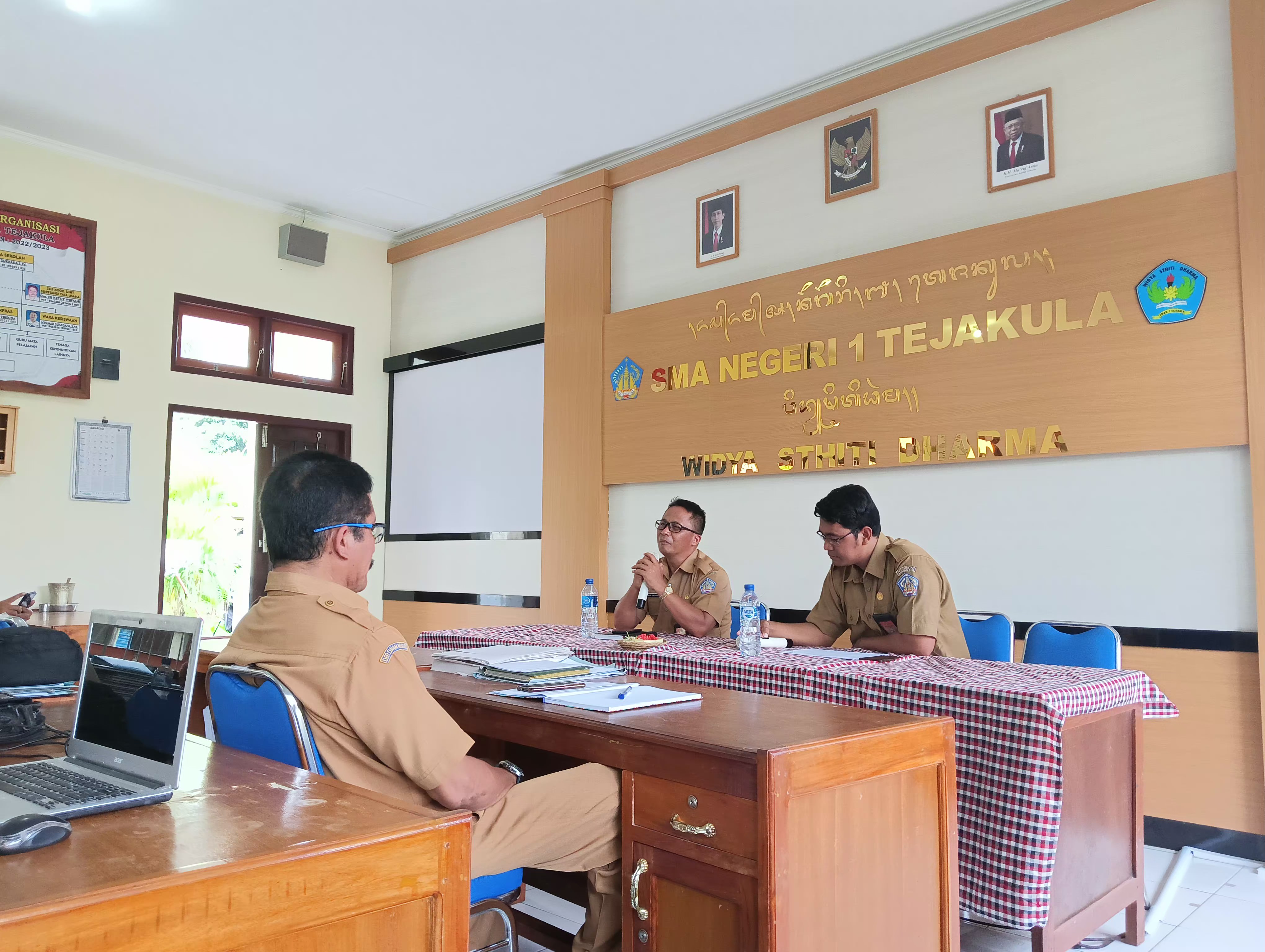 Pengarahan PBM 2023 oleh Bapak Kepala SMAN 1 Tejakula