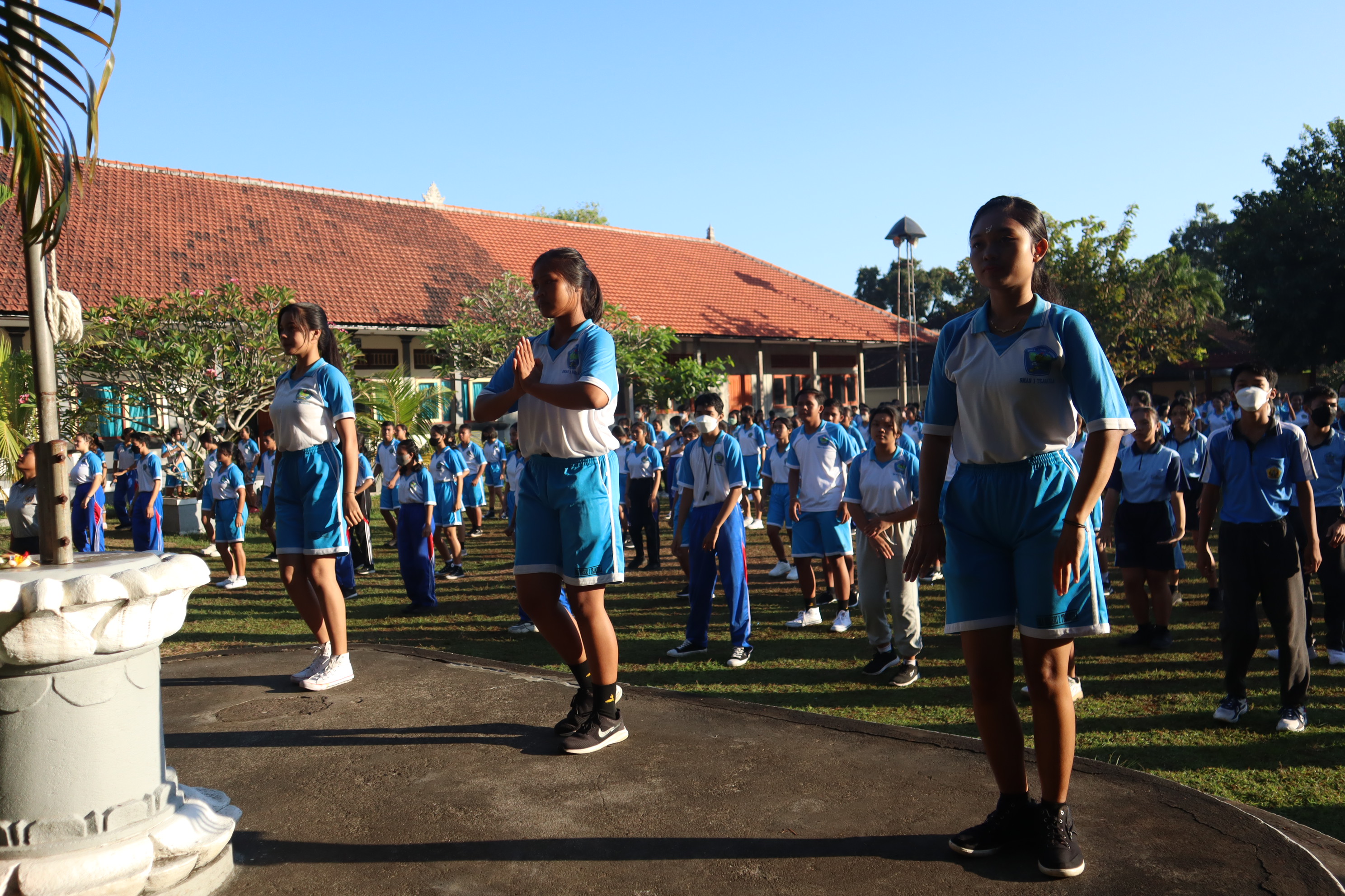 Kegiatan Jumat Sehat SMAN1 Tejakula