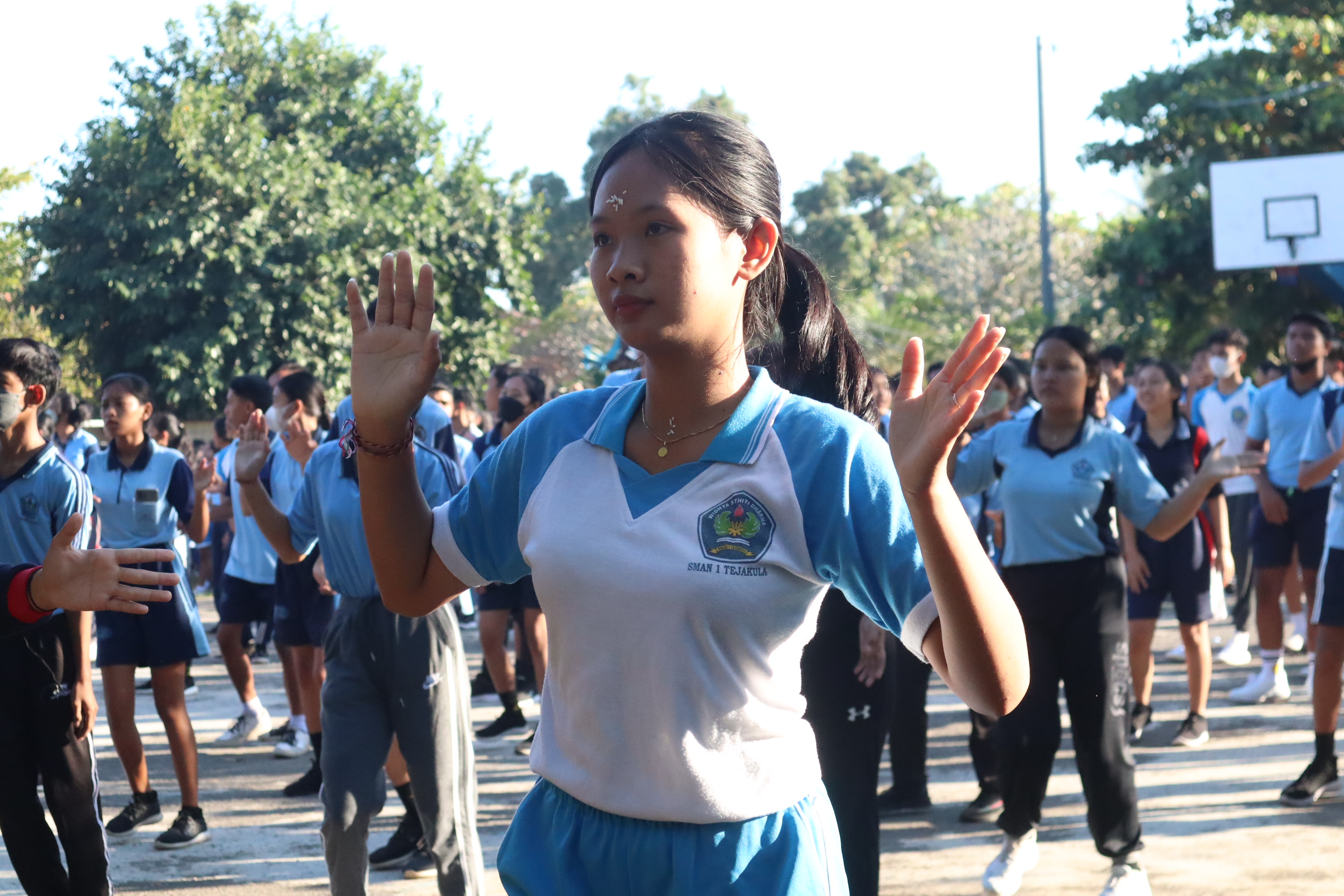 Kegiatan Jumat Sehat SMAN1 Tejakula