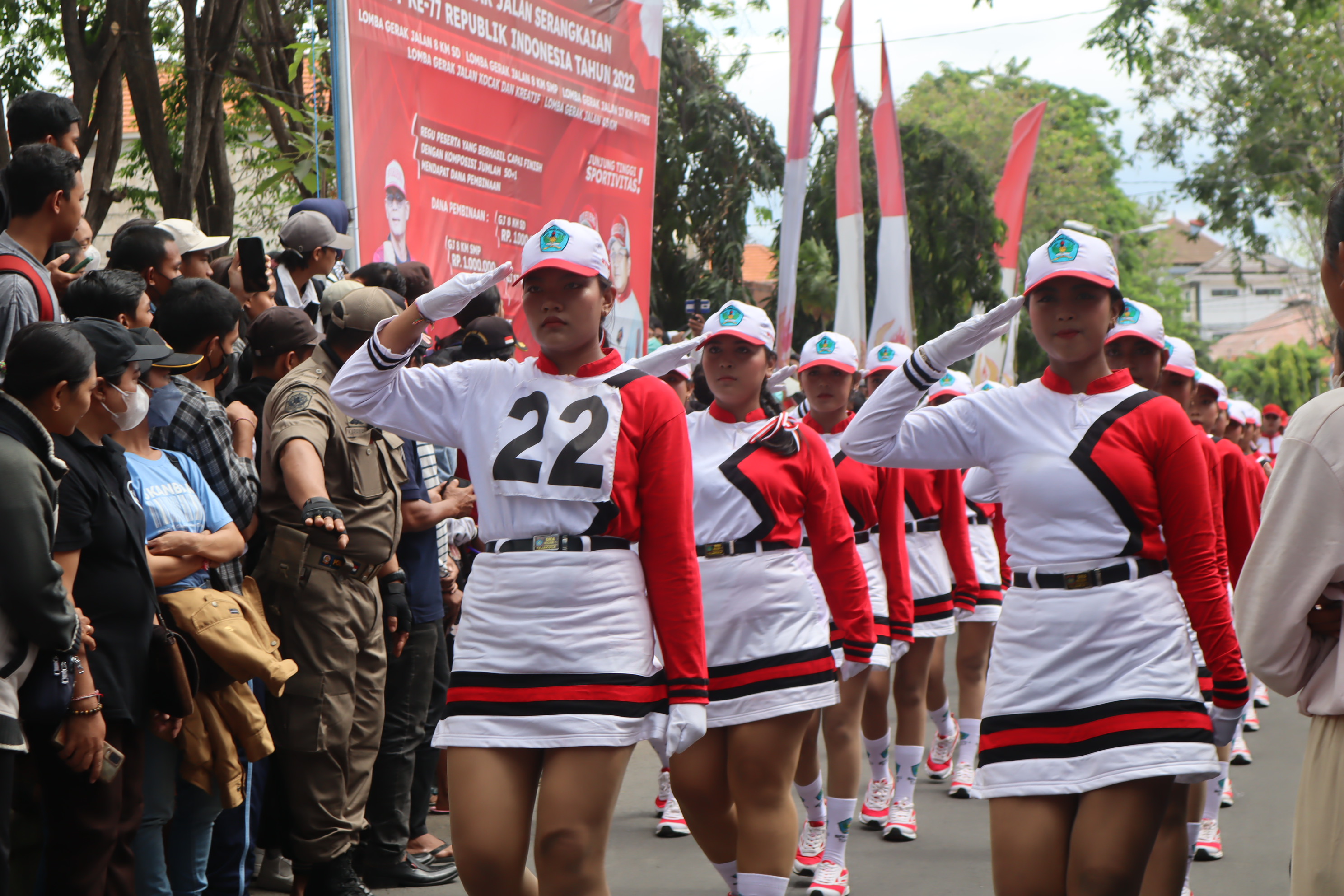Kegiatan Lomba Gerak Jalan Tingkat Kabupaten