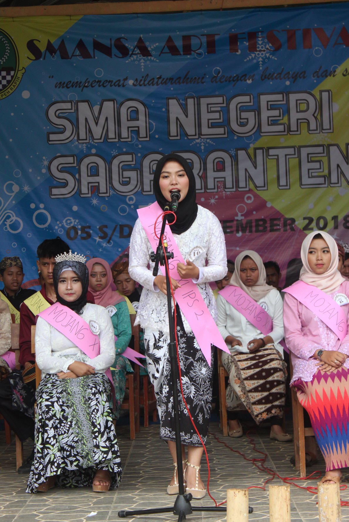 Pemilihan Mojang Jajaka SMAN 1 Sagaranten Tahun Pelajaran 2018/2019