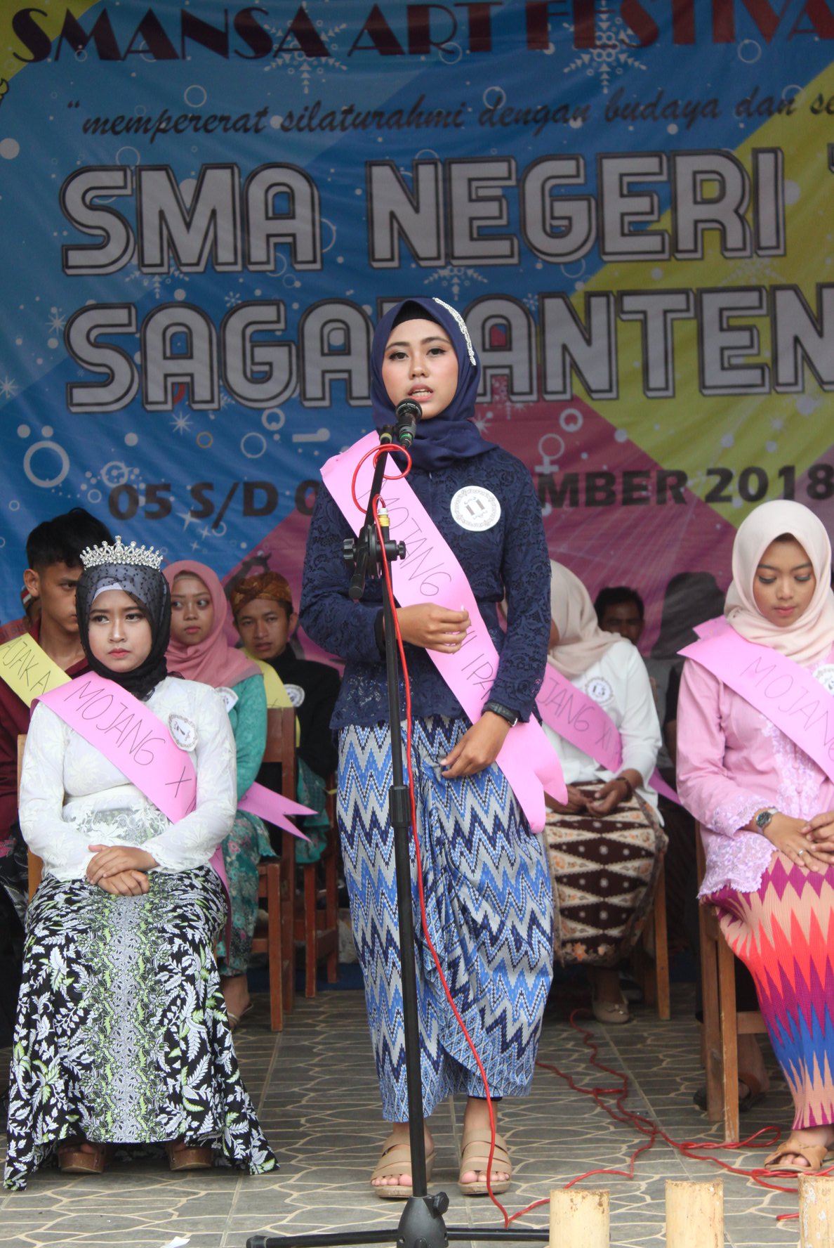 Pemilihan Mojang Jajaka SMAN 1 Sagaranten Tahun Pelajaran 2018/2019