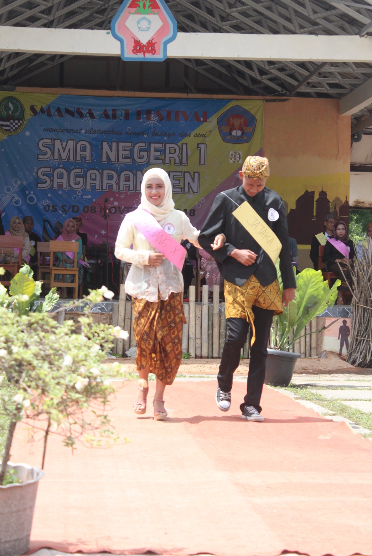 Pemilihan Mojang Jajaka SMAN 1 Sagaranten Tahun Pelajaran 2018/2019