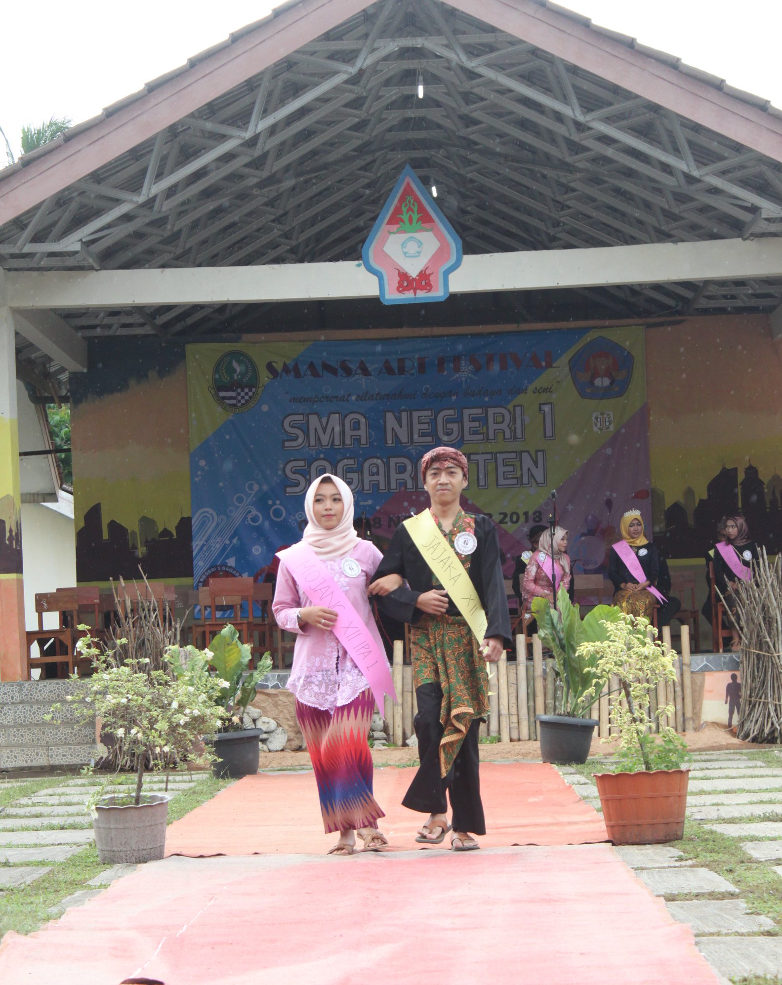 Pemilihan Mojang Jajaka SMAN 1 Sagaranten Tahun Pelajaran 2018/2019