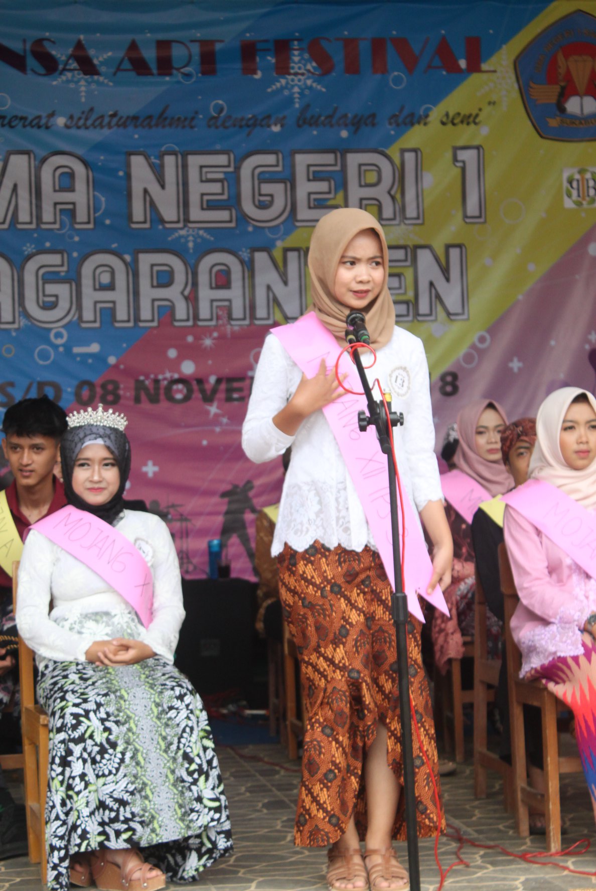 Pemilihan Mojang Jajaka SMAN 1 Sagaranten Tahun Pelajaran 2018/2019