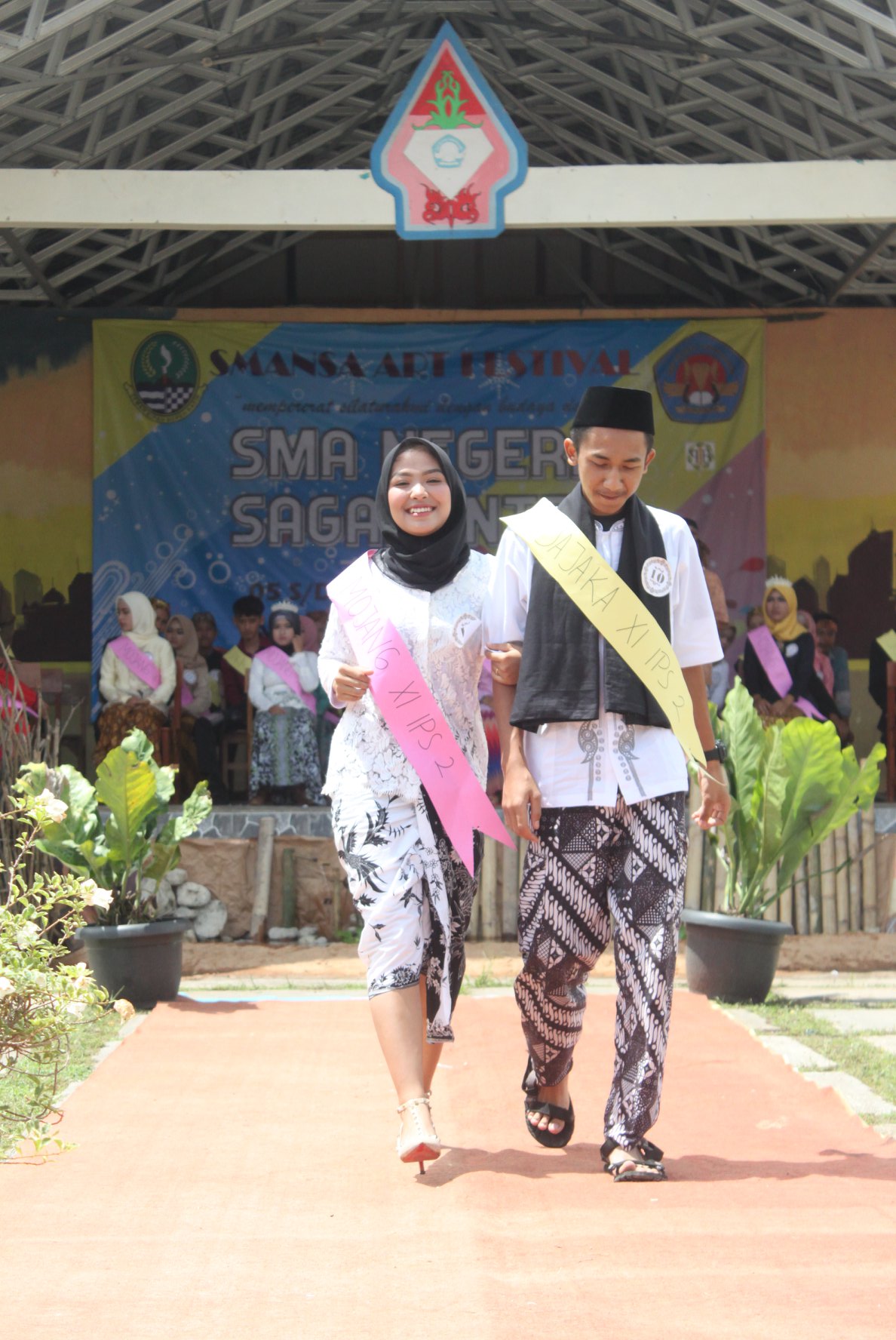 Pemilihan Mojang Jajaka SMAN 1 Sagaranten Tahun Pelajaran 2018/2019